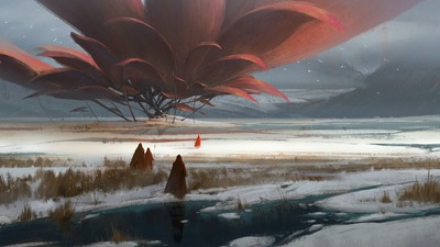 Огромный цветок 4k