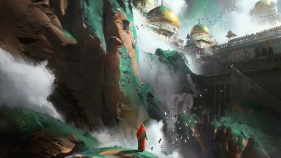 Зеленая гора 4k