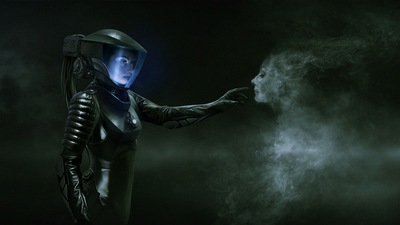 Дизайн скафандра для контакта с кораблекрушителями 4k