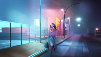 Городская девушка 5к