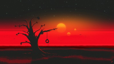 Ствол дерева 4k