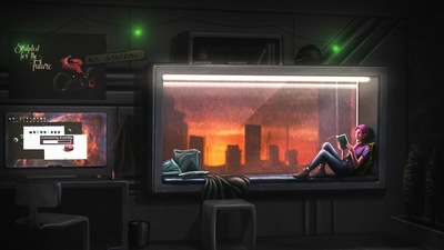 Чтение Книги у Окна