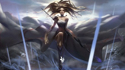 Длинноволосый воин