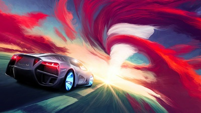 Езда через циклон