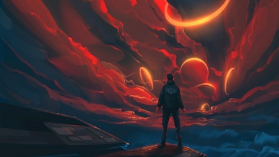 Кольца небесные 4k