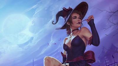 Искусство ведьмы на Хэллоуин