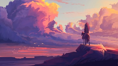 В облаках 4k