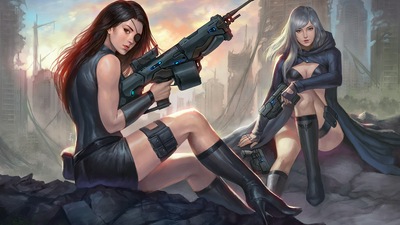 Девушки с оружием