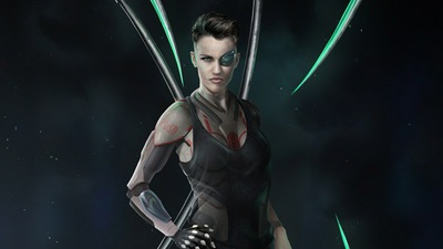 Киберпанк Руби Роуз