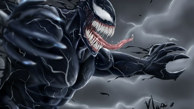 Новая обложка Venom 4k