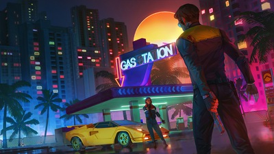 Газовая станция 4k