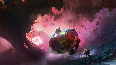 Космическая обезьяна 4k