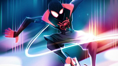 Человек-паук в дизайне персонажей иллюстрации Spiderverse