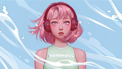 Мама Музыкальная девушка 4k