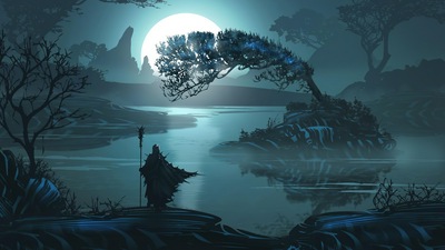 Одинокая лагуна 4k