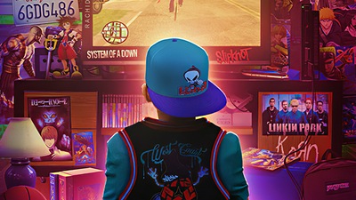 Ребенок 90-х, играющий в ретро-арт Gta Sanandreas