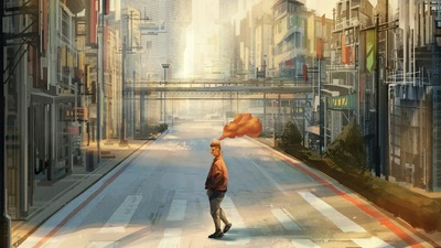 Разрушение вечерней прогулки 4k