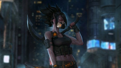 Киберпанк Акали