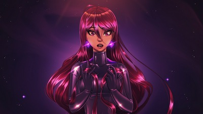 Варфрейм Тайри с длинными волосами