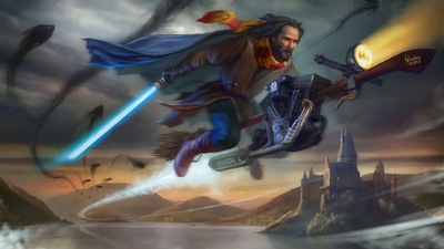 Киану против дементоров 4k