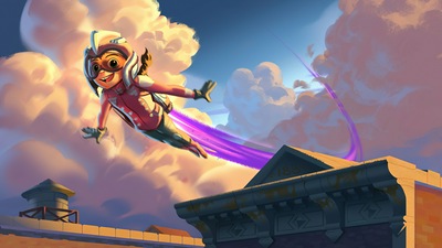 Полет на ракетном снаряжении