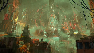 Темный будущий блендер 4k