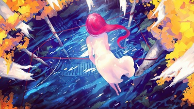 Девушка Лесная Фантазия Призрак 4k