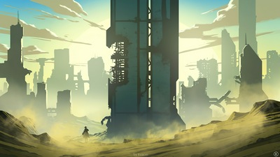 Ковбойская лошадь Scifi 4k