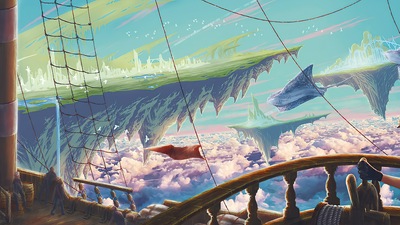 Фантазия о море облаков 4k