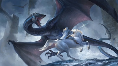 Дракон-зверь 4k