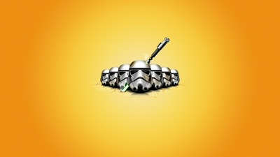 Минимальный логотип "Звездных войн" 4k