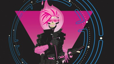 Сетинер Киберпанк Пакман Пинки