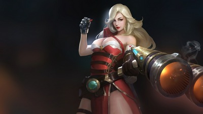 Девушка с большим пистолетом 4k 2020