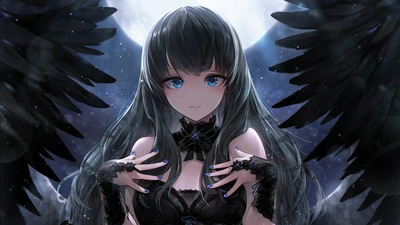 Черный ангел 4k 2020