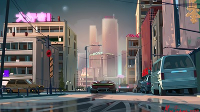 Будущее В Стиле 80-Х 4k