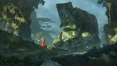 Поклоняющийся Лесному мастеру 4k