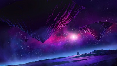 Стоя на краю мира 4k