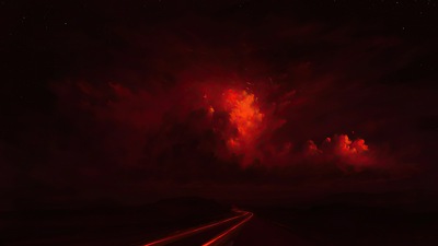 Багровая ночь 4k