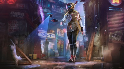 Rabbidroid Scifi Girl 4k