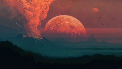Пепел вулкана 4k