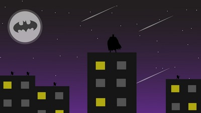 Бэтмен Готэм Бэтсигнал 4k