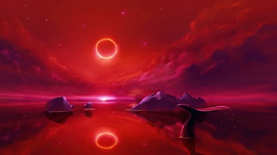 Кит и Кольцевое Затмение