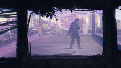 Солдат на крыше