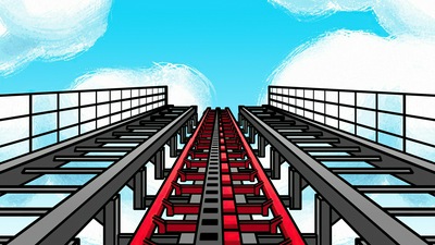 Американские горки 4k