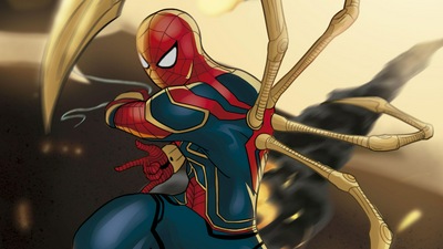 Новое искусство человека-паука