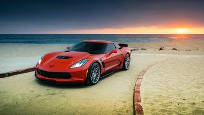 Chevrolet Corvette Z06 Красный