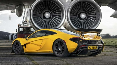 Mclaren P1 Желтый