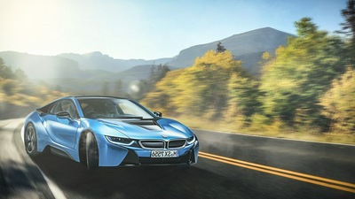 Bmw i8 Синий