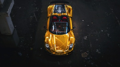 Porsche Spyder Gold