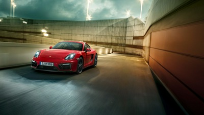 Porsche Cayman GTS Красный